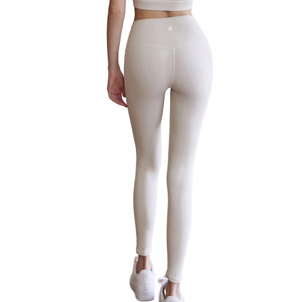 Yomoment Training Gym Yoga Summer Butt Leg Hot Yoga Ivory Women's High-Waisted Leggings, Wear, Pants, Pilates, Leggings, Lifting, Sculpting,