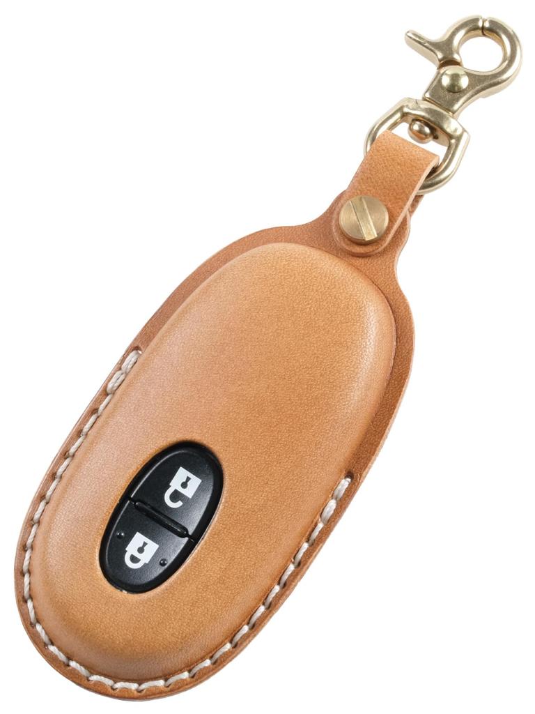 [Yusable] Suzuki Key Case, Genuine Leather, Italian Leather, Buttero, Wagon R, Spacia, Hustler, Lapin,