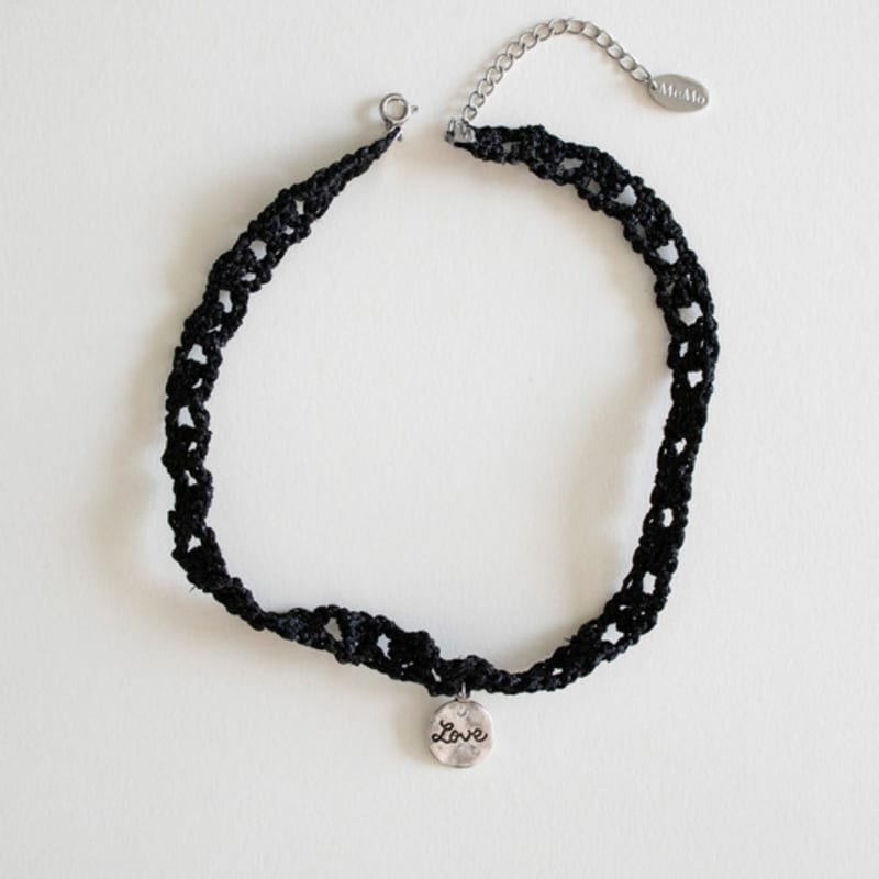 MERRYMOTIVE Love Vintage Crochet Knitted Choker