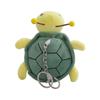 Cute Turtle Mini Keychain Plush Stuffed Toys Tortoise Cartoon Dolls Soft Animal Small Pendant Bag Ornaments Decor Kid Girl Gifts