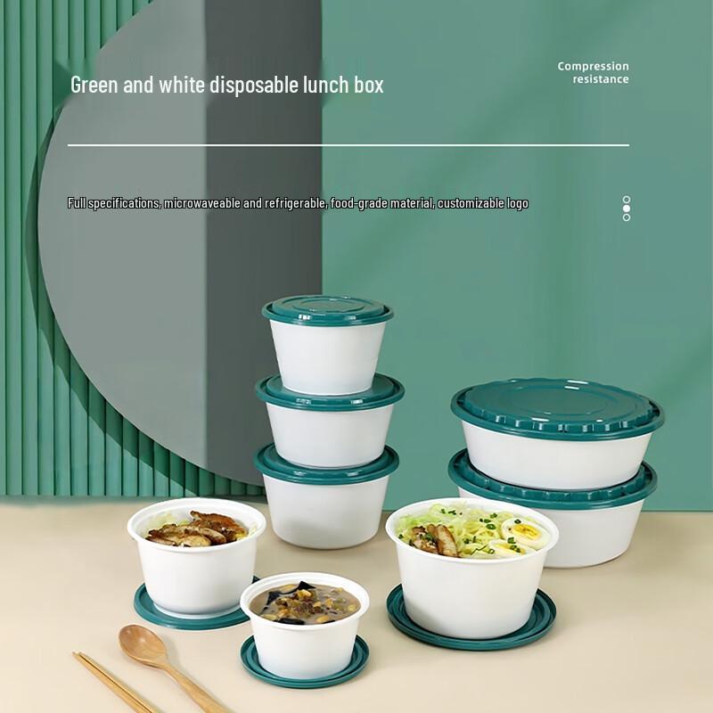 Eco-Friendly Microwaveable Round Disposable Bowls