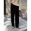Sanni's One Match All Korea Order High Quality Loose Velvet Pants High Waist Wide Leg Straight Casual Mopping Pants