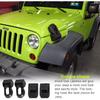 Jeep Hood Latch For 2007-2018 Jeep Wrangler Jk JL Black Stainless Steel Catch Kit Accessories To 2018 Jeep Wrangler