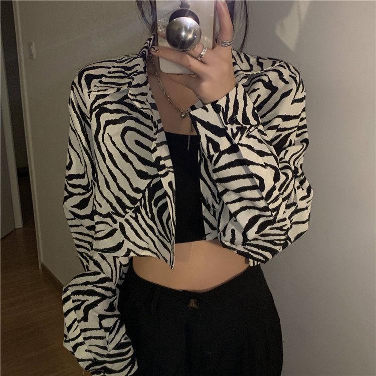 Leopard Print Cropped Jacket - Women's Long Sleeve Sun Protection Cardigan (Summer 2025 New Arrival)