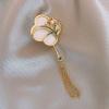 New Style Ancient Style Cheongsam Brooch Break Pressure Temperament Safe Buckle Pin Hanfu Bamboo Tassel Accessories