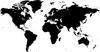 Wall Stickers World Map 120 X 60
