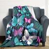 1pc Butterfly Print Blanket Warm,Perfect for Camping And Travel, Making It a Great Gift for Any Season yy250904167
