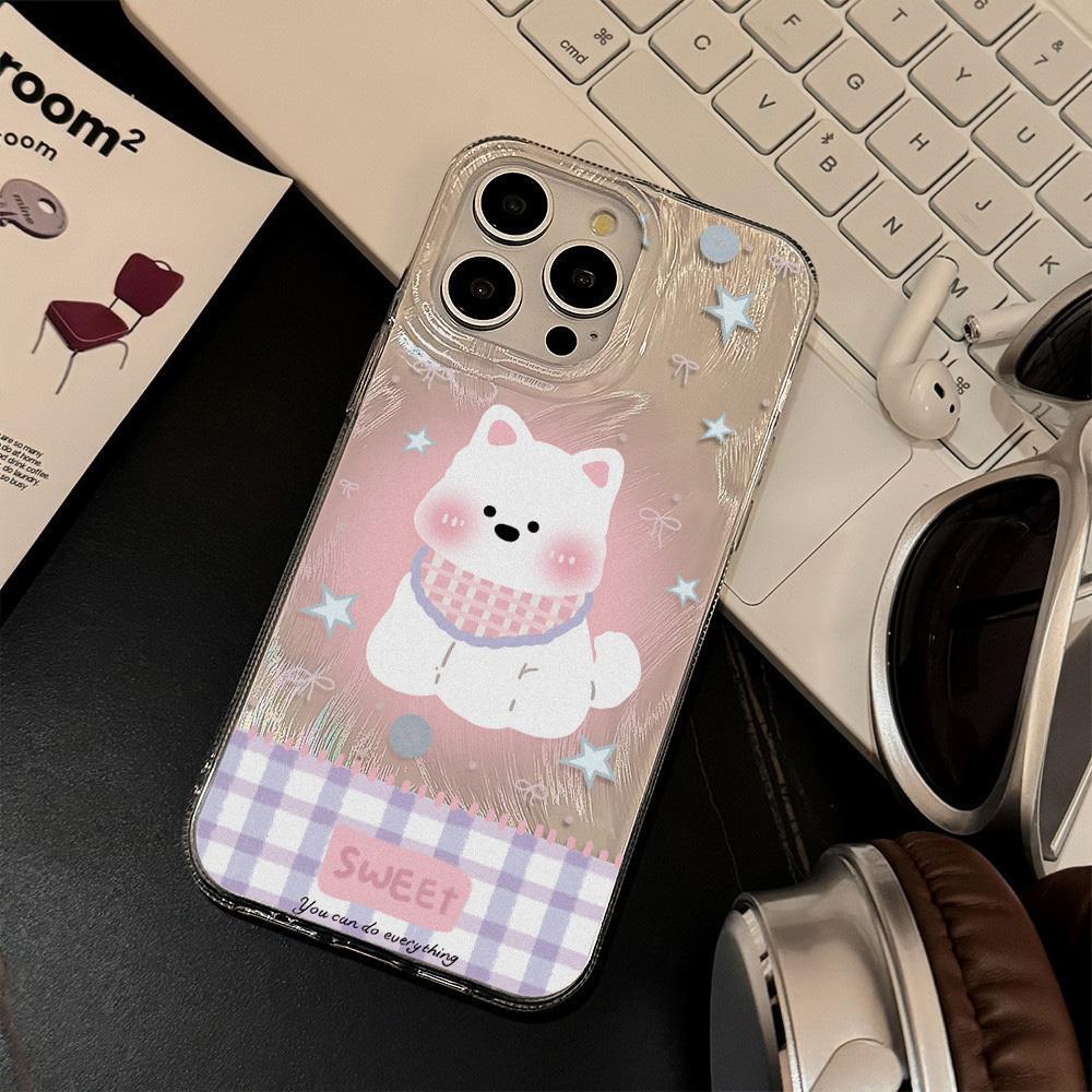 Feather Luster Phone Case for Samsung A53 A14 A33 A12 A32 S24 S23 Plus S20 S21 FE for iPhone 17 15 16 13 Pro 17 16 Pro Max Butterfly Bow Phone Case
