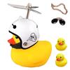 Duck Bike Bike Cartoon Duck Shiny Duck Bike Handlebar Cute Small Yellow Duck Sound Warning Light for Kids and Headgear Duck Bell, Headlight, Headlamp,