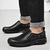 Fashion Handmade Designer Genuine Leather Men Walking Shoes Casual Comfortable Antiskid Soft Bottom Loafers Flats Hot Sale Walking Shoes