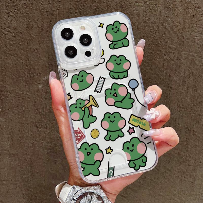 

Card Slot Holder Silicone Wallet Pocket Case For Redmi Note 14 13 12 11 10 9S Pro Samsung A16 A26 A36 A56 iPhone 17 16 14 13 Cover Clear Phone Bumper Vivo V40 Lite/V40 SE/Y200 (5G)