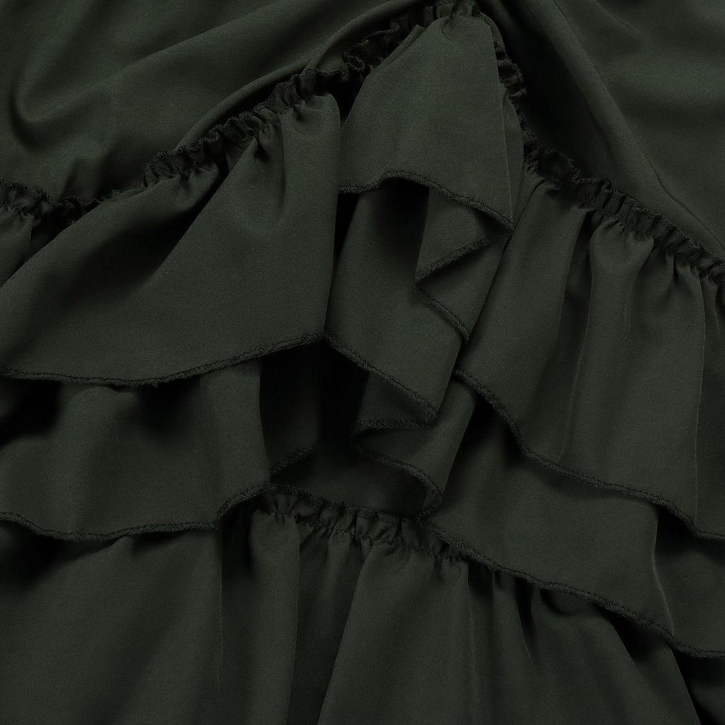 Retro Gothic Victorian Style Women's Dress with Renaissance Mini Skirt