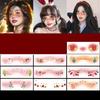 Christmas Face Sticker Corner Of Eyes Sticker Temporary Tattoos Body Art Party Self Adhesive Love Creative Cute Colorful Sweet