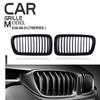 Rhyming Front Bumper Kidney Grille Matte Black Single Slat Grill Fit For BMW 7 Series E38 1998-2001 Car Accessories
