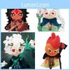 Cookie Run Kingdom White Lily Cat Plush Toy With Soft Crystallike Fabric For Collectors