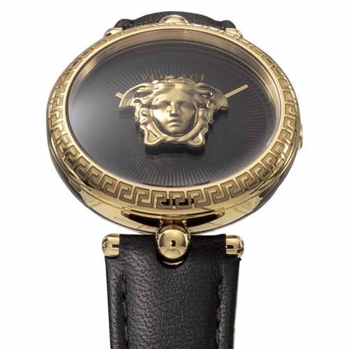 Versace PALAZZO EMPIRE Watch, 34mm, Black Dial, Quartz Movement, Water Resistant, Sapphire Crystal, Women's, VECQ00118, Black