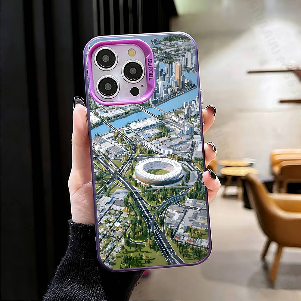

Skylines City Phone Case For IPhone 17 16e 16 15 14 13 12 11 Pro Max X XS MAX Back Cover iPhone16pro