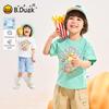 B.Duck Boys' Pure Cotton Cartoon Short Sleeve T-Shirt