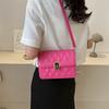 Fashionable Pu Leather Crossbody Bag For Women Stylish And Trendy Small Square Bag