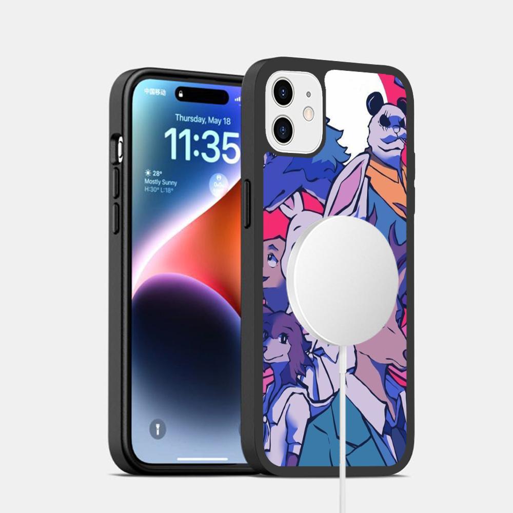 

Classic Japanese Anime B-Beastars Phone Case Magnetic Case For IPhone 16 14 13 12 11 15 Pro Max Plus For Magsafe iPhone 16