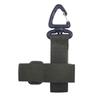 Adjustable Quick Release Gloves Hook Rotatable-hanging Head Webbing Gloves Hook  Backpack