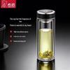 XiNuo Double-Wall Borosilicate Glass Tea Tumbler