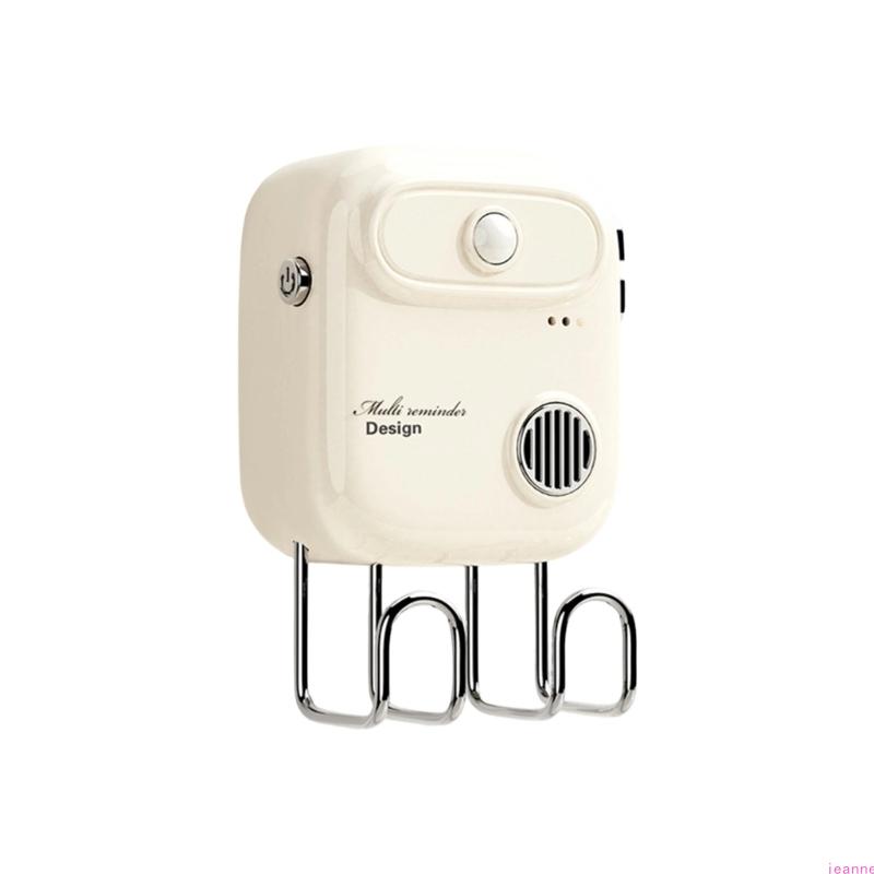 

Functional Key Holder Hook Door Reminder Hanger Containing Voice Technology For Important Belongings Notification белый