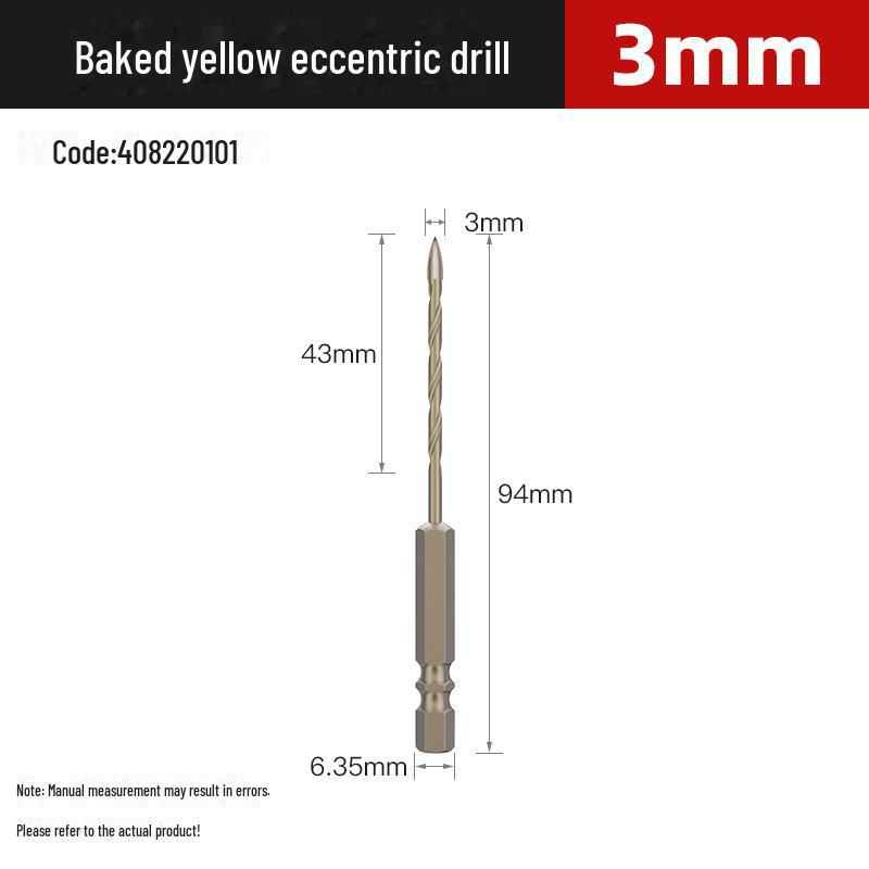 Huhao Heavy Duty Excentrische Boor met Kantelbare Kop voor Keramiek, Tegel, Beton, Gipsplaat en Glas.