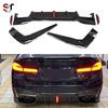 BMW 5 Series G30 G38 F90 Carbon Fiber Rear Lip Diffuser with Lights Body Kit