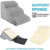 Ramp Stairs Dog Cat Stair Non-Slip Pet Ramp Stairs Dog Ramp for Bed Pet Dog Steps2/3 Tiers Training Stair Removable Washable