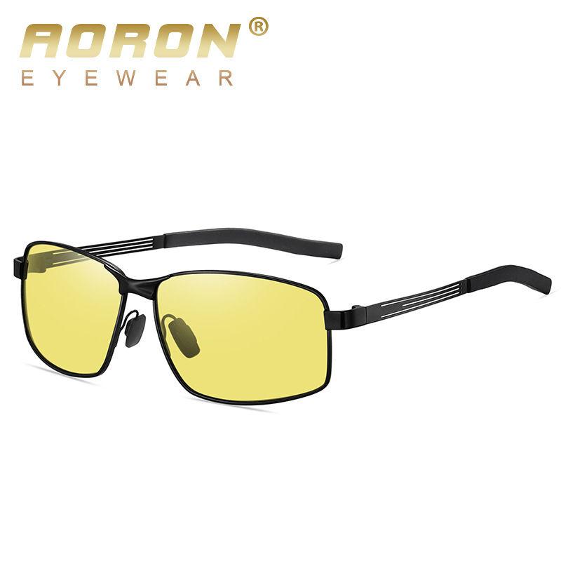 AORON Fashion Metal Frame Polarized Sunglasses Outdoor Sports Driving Glasses Classic Colorful Sunglasses for Men Women