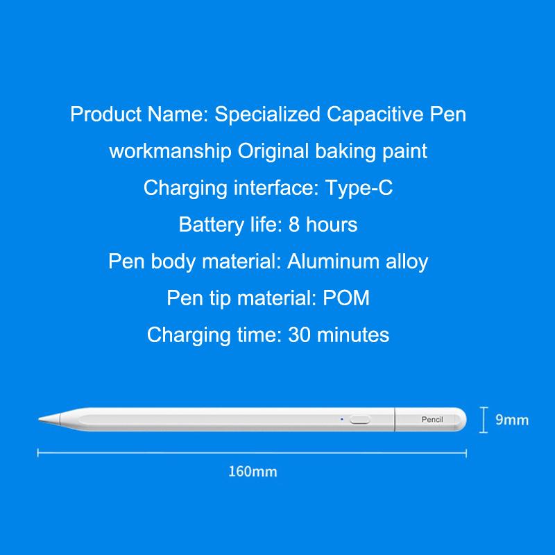 Stylus Pen For Apple Pencil With Led Power Palm Rejection Touch Pencil For Ipad Air 11 10 9 2022 2021 2020 Ipad Capacitive Pen