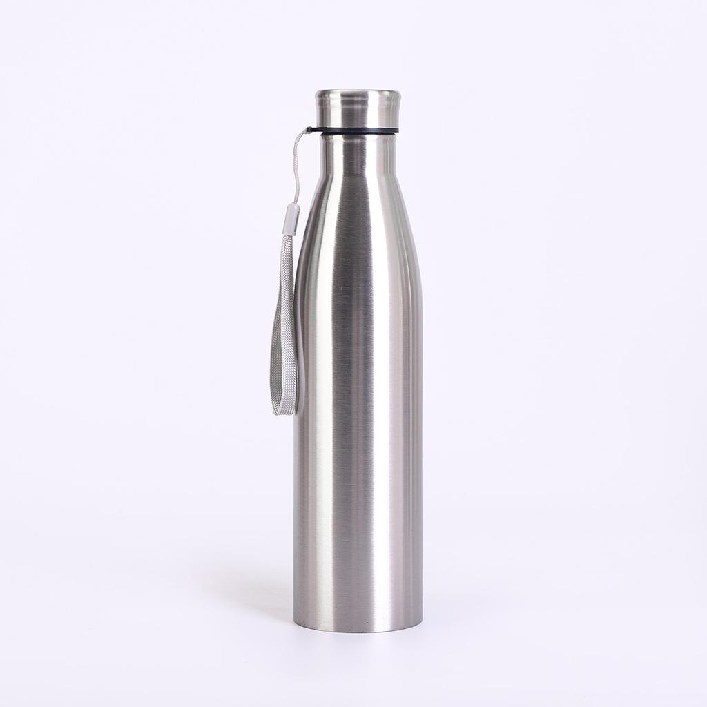 Gourd Shape and Pastoral Insulated Water Bottle Stainless Steel Large Capacity with Rope