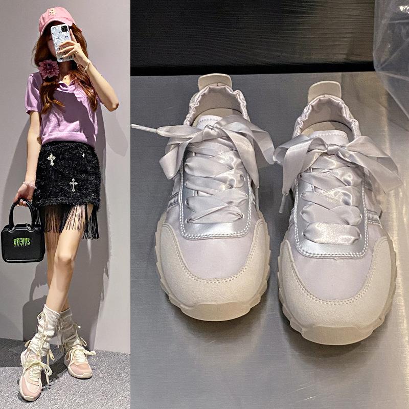 

2025 summer women s casual shoes student campus fashion trend Korean version ultra-light breathable versatile new board shoes 35