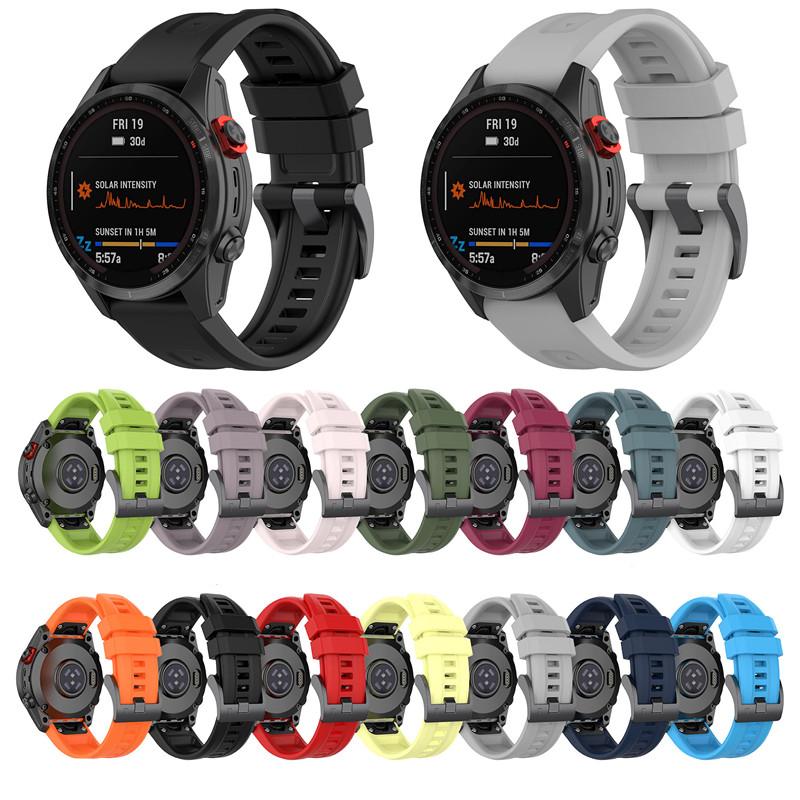 26MM 22MM 20MM Silicone Watch Band Straps For Garmin Fenix 6X 6 6S Pro 7X 7 Easyfit Wristband Fenix 5 5X 5S Plus Smartwatch Bracelet