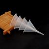 3 Pieces Clear Funnel Perfume Funnel Small Funnel Plastic Funnel for Lab Water Bottle Powder Filling Bottles