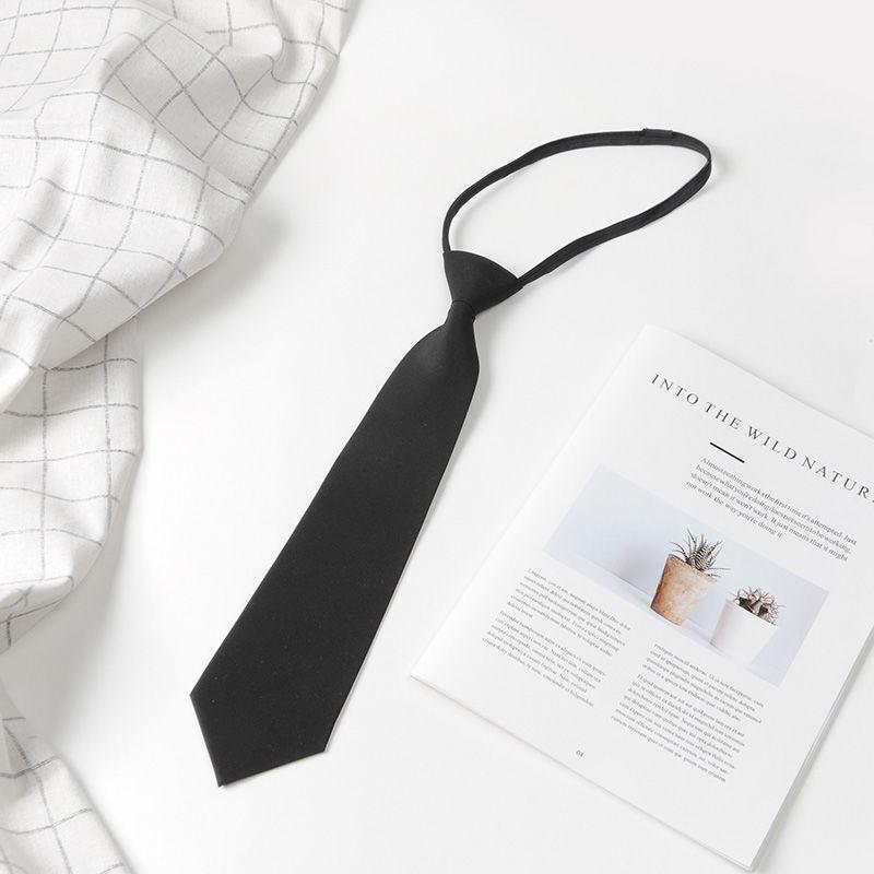 Kids Pattern Polyester Lazy Tie With Clip For School Uniforms And Gift Ideas