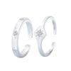 Sweet Layered Star Ring: Fashionable, Versatile, Adjustable Open Design for Women