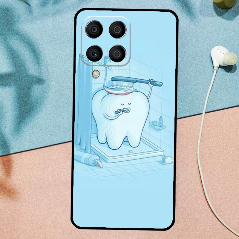 

Мультяшный Стоматолог Зубы с Коронками Для Samsung Galaxy M31 M11 M23 M12 M13 M14 M15 M35 M55 M34 M54 M33 M53 M32 M52 M06 M16 Чехол Samsung M06