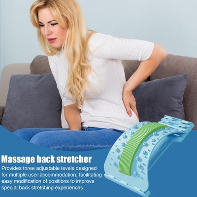 Lumbar Stretcher Device  Back Stretcher for Back Adjustable Lower Back Massager Non Slip Lumbar Massager for Body Recovery