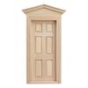 Retro Style 1/12 Scale Dollhouses Bathroom Classical Door Bathroom For DIY Room Decorations