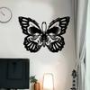 Charming Metal Butterfly Wall Art Indoor Outdoor Garden Terrace Balcony Decor
