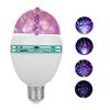 LED Disco Žárovka Automatická Plnobarevná Rotující scéna Taneční světlo Barevná lampa Párty Blikající Světla na pódiu