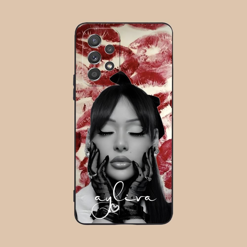 

Fashion Cute Ayliva Phone Case for Samsung Galaxy A73 72 71 70 56 55 54 53 52 36 35 34 23 16 15 5G Colour Printing Pretty Cover Galaxy A21
