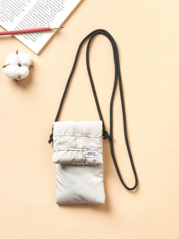 

Volume Padded Mini Crossbody Bag - Gray