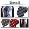 [White Fang] Business Tie, Striped, Suit Accessory, Formal, Office, Men's NC109 (Blue)