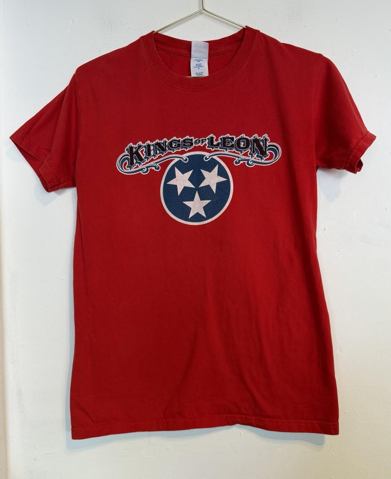 Kings of Leon Shirt Small 2011 Tour Alternative Rock Indie Red Gig Festival Unisex T-Shirt M