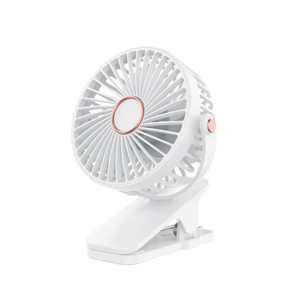 Portable USB Mini Handheld Clip Fan Convenient And Ultra-quiet Electric Fan Rechargeable Student Cute Small Cooling Ventilador
