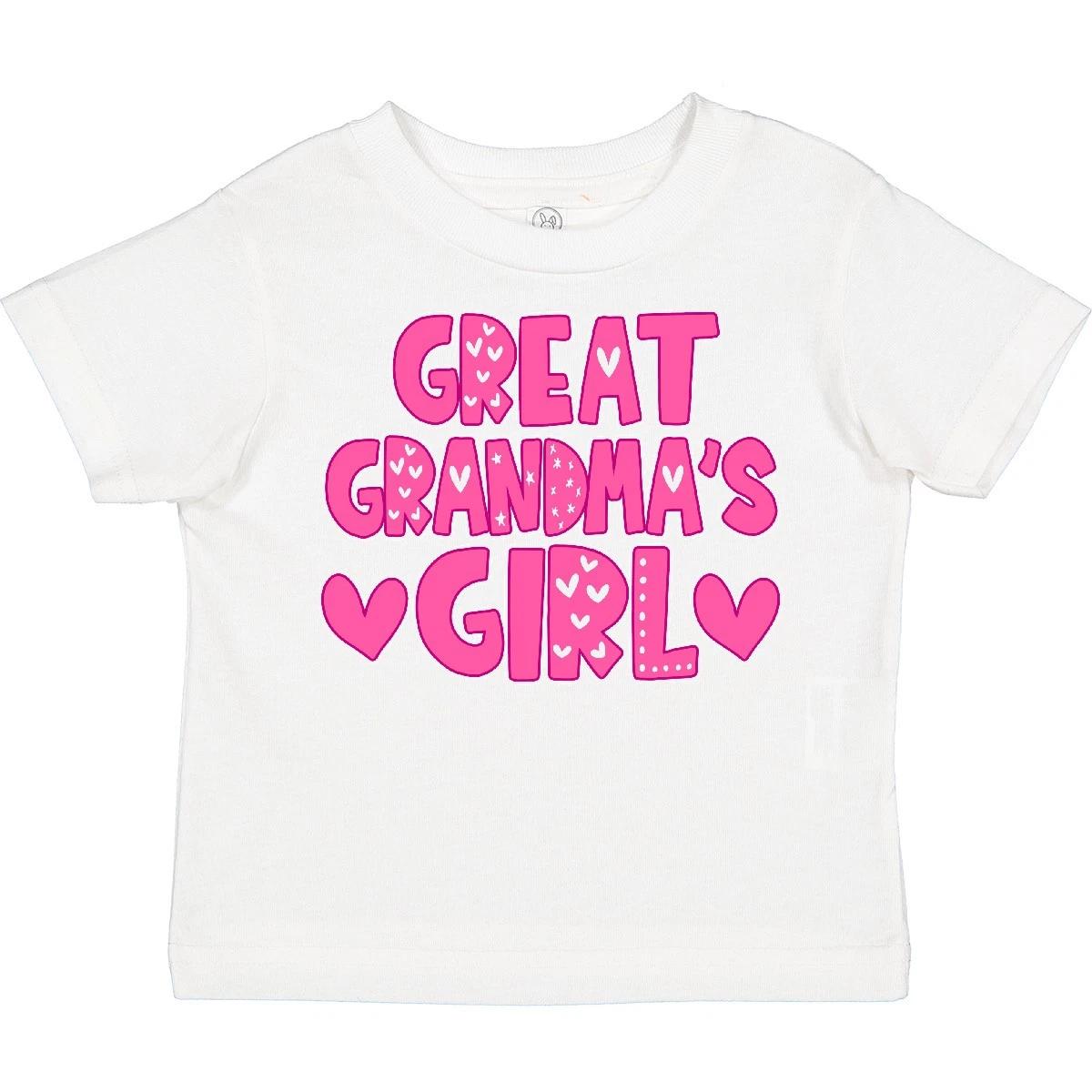 

Inktastic Great Grandma s Girl Granddaughter Gift Toddler kids boys T-Shirt Family Girls 130