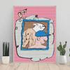 Diamond Art Kit DIY Cute Rabbit Dog Friends Pattern Full Drill Rhinestone Painting Canvas Handmade Wall Decor Home Art Craft Gift